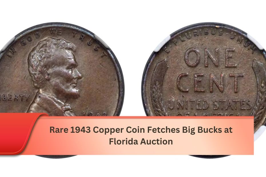 Rare 1943 Copper Coin Fetches Big Bucks at Florida Auction