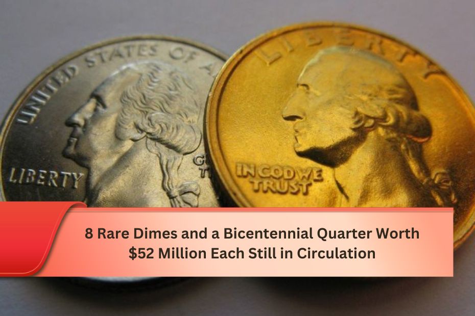 8 Rare Dimes and a Bicentennial Quarter Worth $52 Million Each Still in Circulation