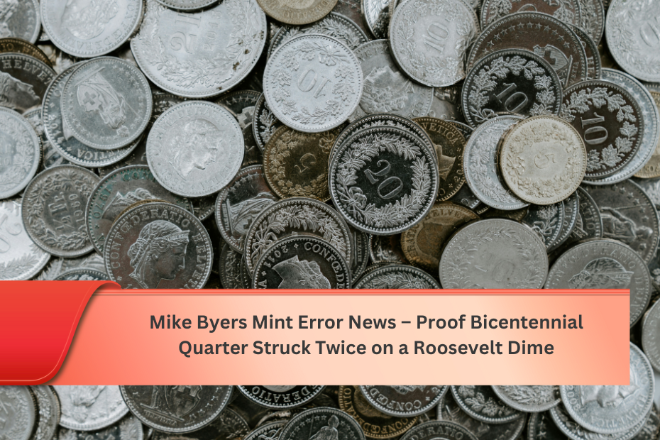 Mike Byers Mint Error News – Proof Bicentennial Quarter Struck Twice on a Roosevelt Dime