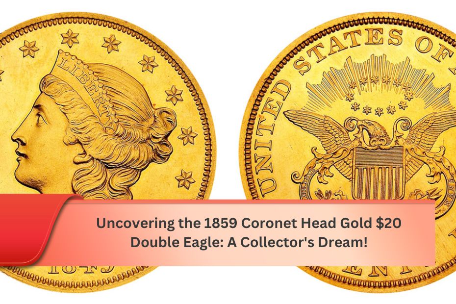 Uncovering the 1859 Coronet Head Gold $20 Double Eagle: A Collector's Dream!